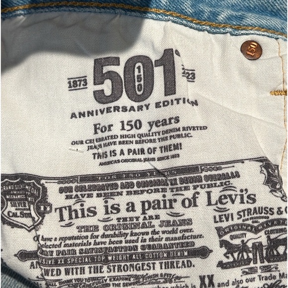 Levi’s Anniversary 501 Original Edition, 27x32 - Picture 14 of 16